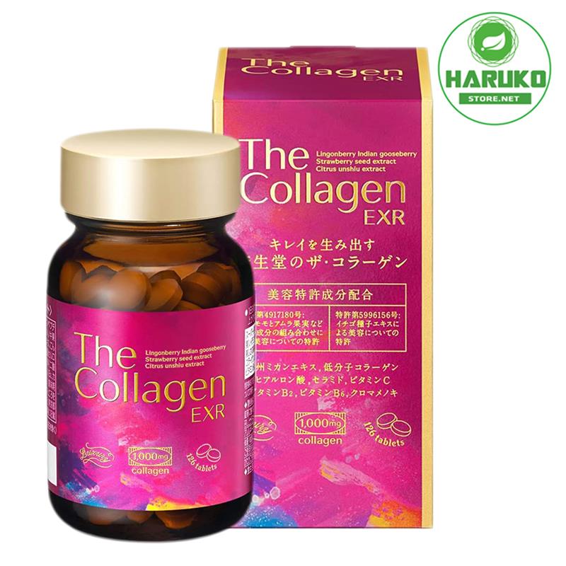 Viên uống đẹp da The Collagen Shiseido EXR Nhật Bản 126 viên (mẫu mới nhất)