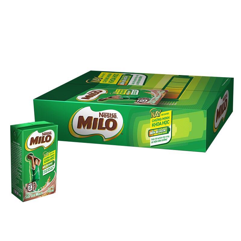 Sữa MIlo lúa mạch 110ml thùng