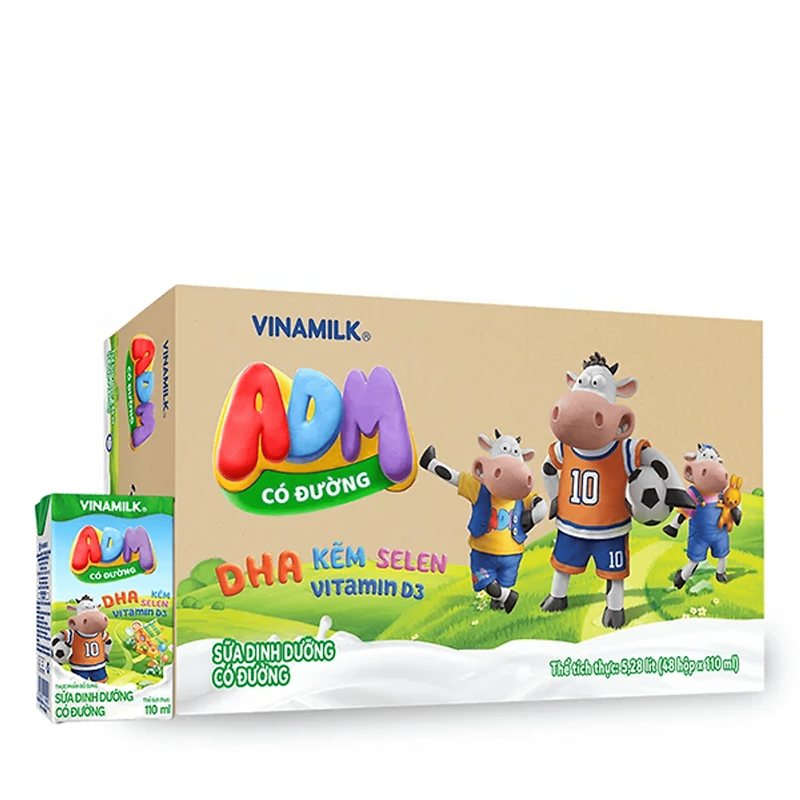 Sữa Vinamilk ADM 110ml thùng