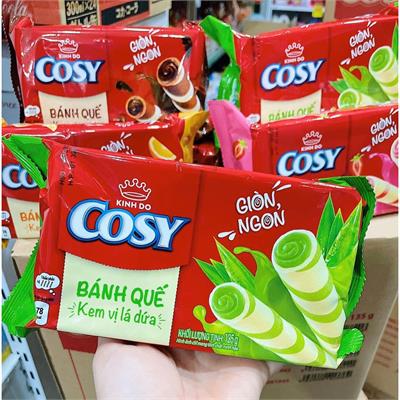 Bánh Cosy quế cam, dâu, lá dứa